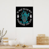 Motivation - Tu, was Du kannst Poster (Küche)