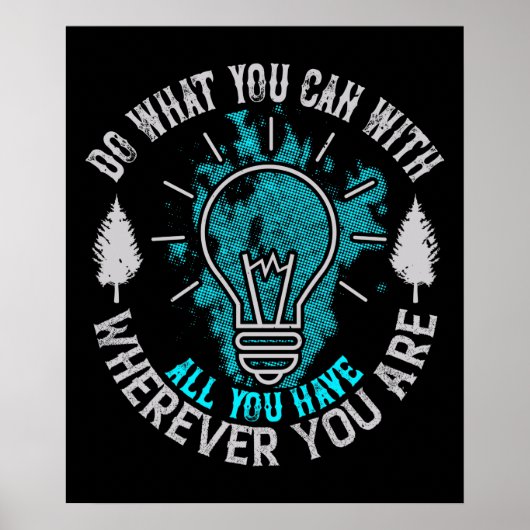 Motivation - Tu, was Du kannst Poster (Vorne)