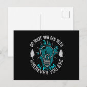 Motivation - Tu, was Du kannst Postkarte (Vorne/Hinten)