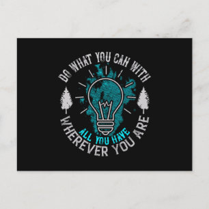 Motivation - Tu, was du kannst Postkarte