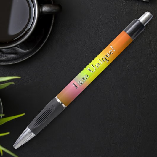 Motivation und Selbstbewusstsein - ich bin einziga Kugelschreiber