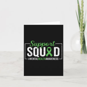 Motivation Unterstützung Squad Mental Health Aware Karte