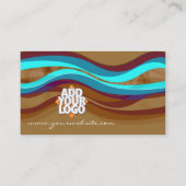 Motivation Waves Business Card Visitenkarte (Rückseite)