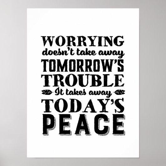 Motivation Zitat Besorgnis erregend nimmt den heut Poster (Vorne)