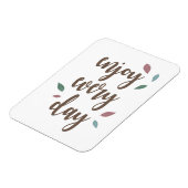 Motivation Zitat fether kalligraphischen Text Magnet (Linke Seite)