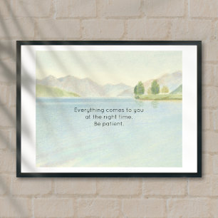 Motivation Zitat Leben psychische Gesundheit Zitat Poster