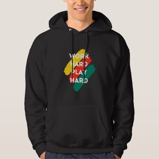 Motivation Zitat Mode und positiver Text Hoodie (Vorderseite)