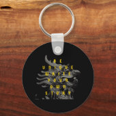 Motivation Zitat Moderner und positiver Text Schlüsselanhänger (Vorderseite)