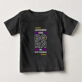 Motivation Zitat Stilvoll diejenigen Geboren im Se Baby T-shirt (Vorderseite)