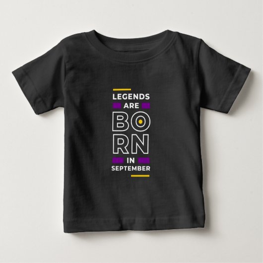 Motivation Zitat Stilvoll diejenigen Geboren im Se Baby T-shirt (Vorderseite)