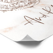 Motivation Zitat und Relax Meditation Mandala Poster (Ecke)