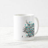Motivation Zitate Moderner und Positiver Text Kaffeetasse (VorderseiteRechts)