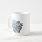 Motivation Zitate Moderner und Positiver Text Kaffeetasse (Vorderseite Links)