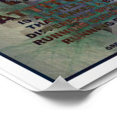 Motivation zum Laufen: Collage 1 mit Tipps 1 - 4 Poster (Ecke)