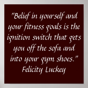 Motivation zur Übung Poster