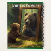 motivational bear cub calendar planner notebook  planer (Rückseite)