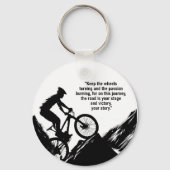 Motivational Bike Sport to Inspire you Custom Schlüsselanhänger (Vorderseite)