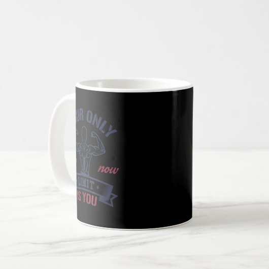 Motivational Bodybuilding Kaffeetasse (Vorderseite Links)