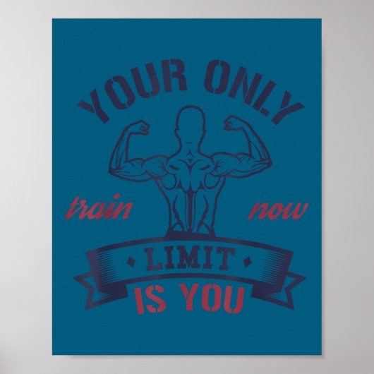 Motivational Bodybuilding  Poster (Vorne)