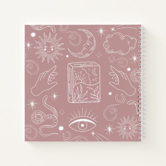 Motivational Celestial Gratitude Journal Notizblock (Rückseite)