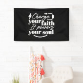 Motivational Christian Quote – Charge Your Faith Banner (Insitu)