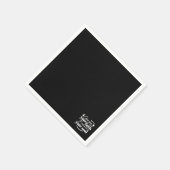 Motivational Christian Quote – Charge Your Faith Serviette (Ecke)