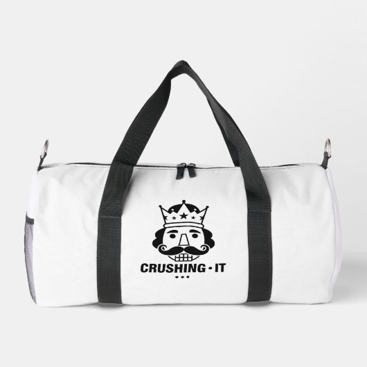 Motivational Crushing It Daily Hustle Mindset Succ Duffle Bag (Rückseite)