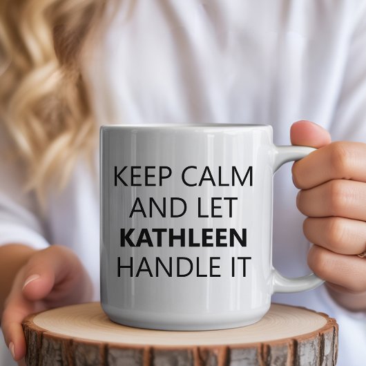 Motivational Custom Name Mug for Women or Men Kaffeetasse