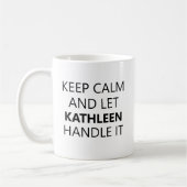 Motivational Custom Name Mug for Women or Men Kaffeetasse (Links)