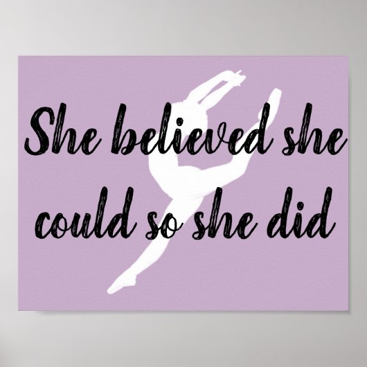 Motivational Dance Poster (Vorne)