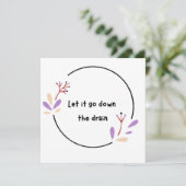 Motivational  einladung (Stehend Vorderseite)