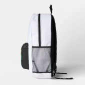 Motivational Find Your Fight Quote Art Bedruckter Rucksack (Rechts)