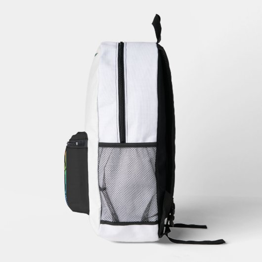Motivational Find Your Fight Quote Art Bedruckter Rucksack (Rechts)