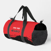 Motivational Fitness Red Duffle Bag (Rechte Ecke)