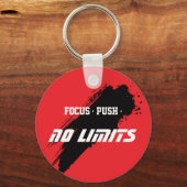 Motivational Fitness Red Schlüsselanhänger (Vorderseite)