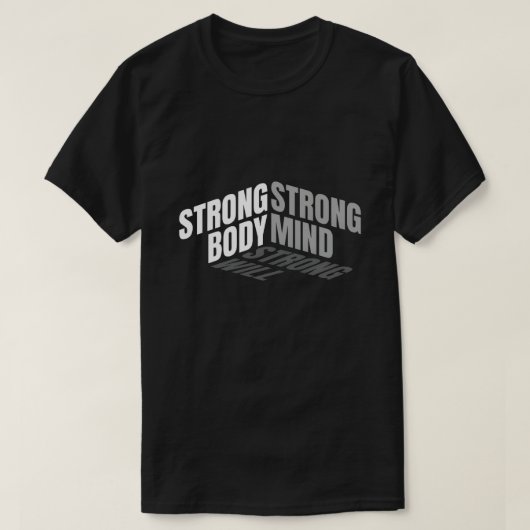 Motivational Fitness T-Shirt (Design vorne)
