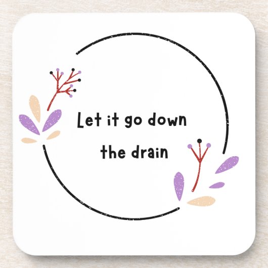 Motivational  getränkeuntersetzer (Vorderseite)