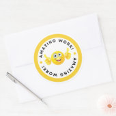 Motivational good job teachers stikers runder aufkleber (Umschlag)