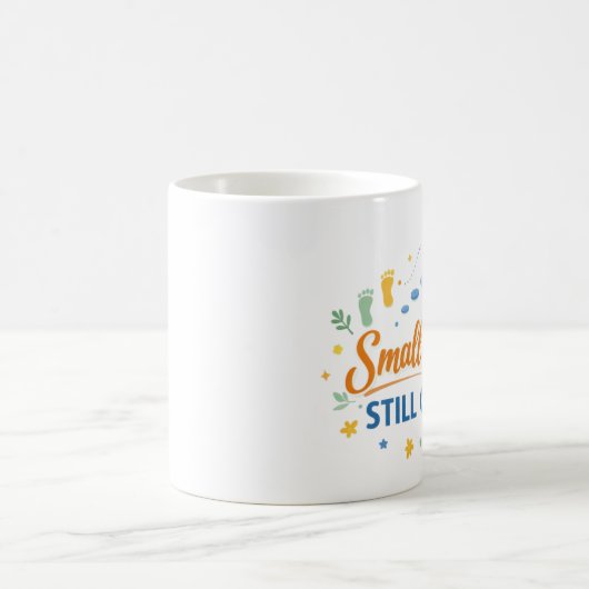 Motivational Growth Quote Typography Kaffeetasse (Mittel)
