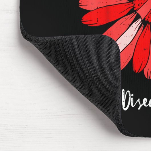 Motivational Heart Health Sunflower Heart Disease  Mousepad (Ecke)