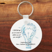 Motivational Keychain Schlüsselanhänger (Vorderseite)