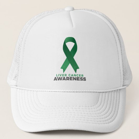 Motivational Liver Cancer Awareness Sayings Truckerkappe (Vorderseite)