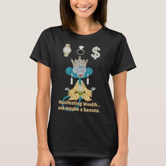 Motivational manifesting wealth T-Shirt (Vorderseite)