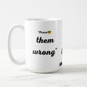 Motivational mug kaffeetasse (Links)