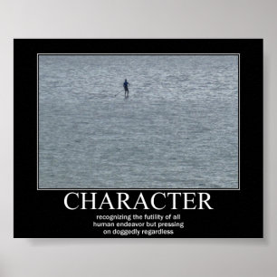Motivational Poster: CHARACTER Poster