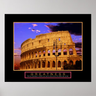 Motivational Poster "Greatness" 22x28