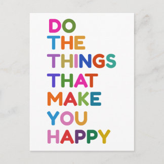 motivational postkarte