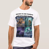 Motivational Predator Art T-Shirt (Vorderseite)