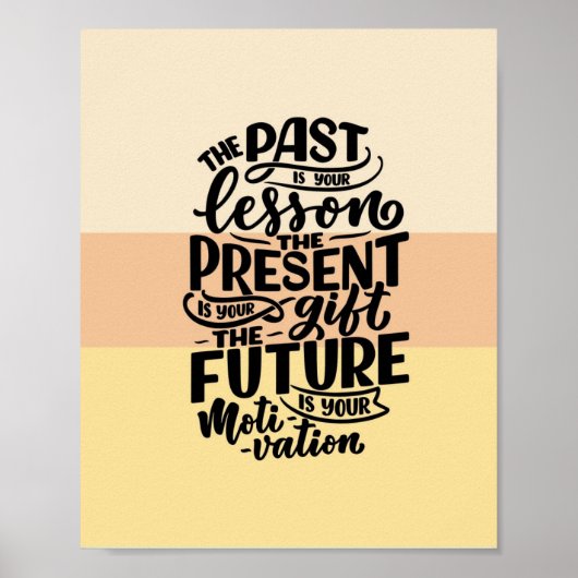 Motivational Print  Poster (Vorne)