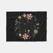 Motivational Progress Over Perfection Back To Scho Fleecedecke (Vorderseite (Horizontal))